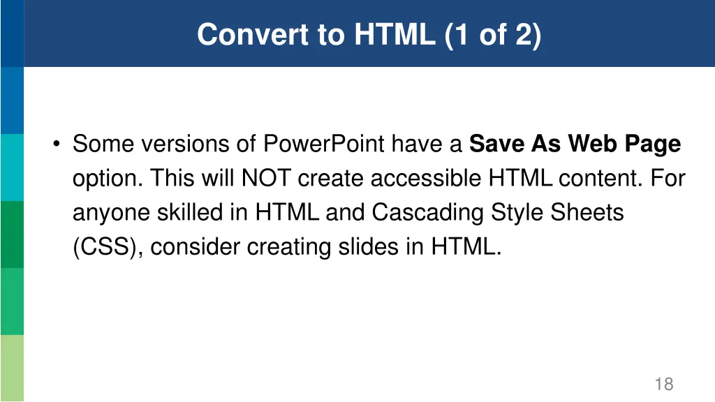 convert to html 1 of 2