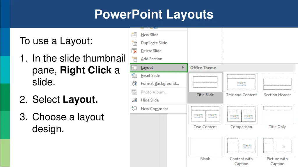 powerpoint layouts