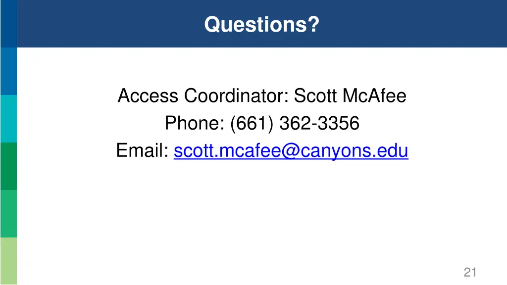 questions