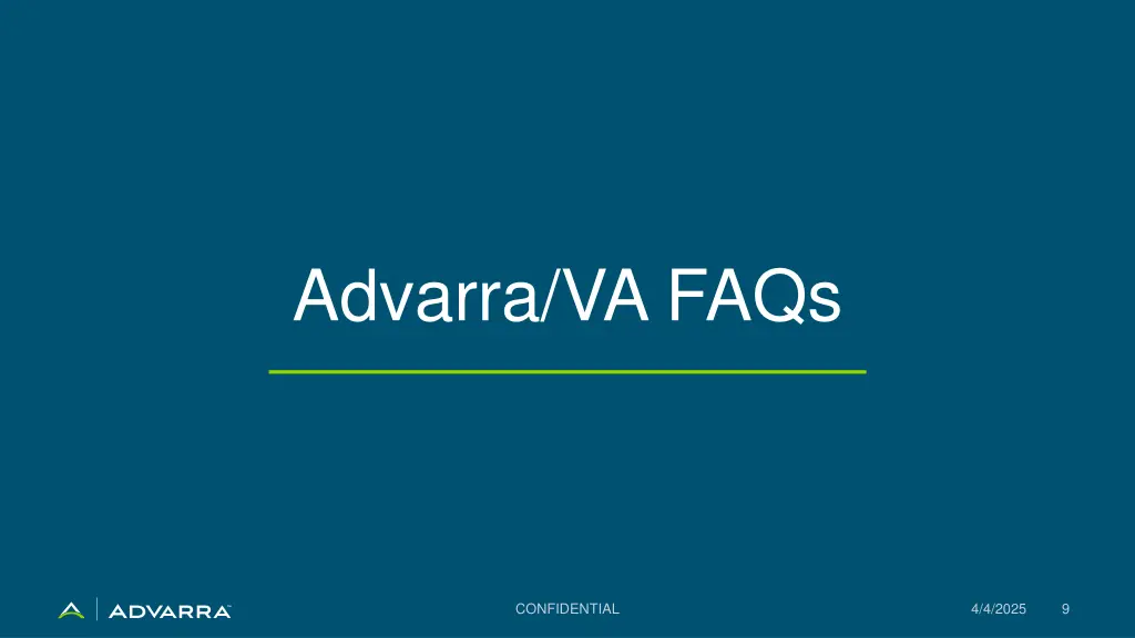 advarra va faqs