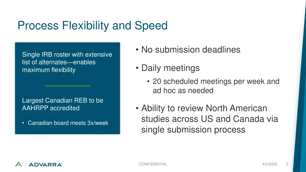 process flexibility and speed