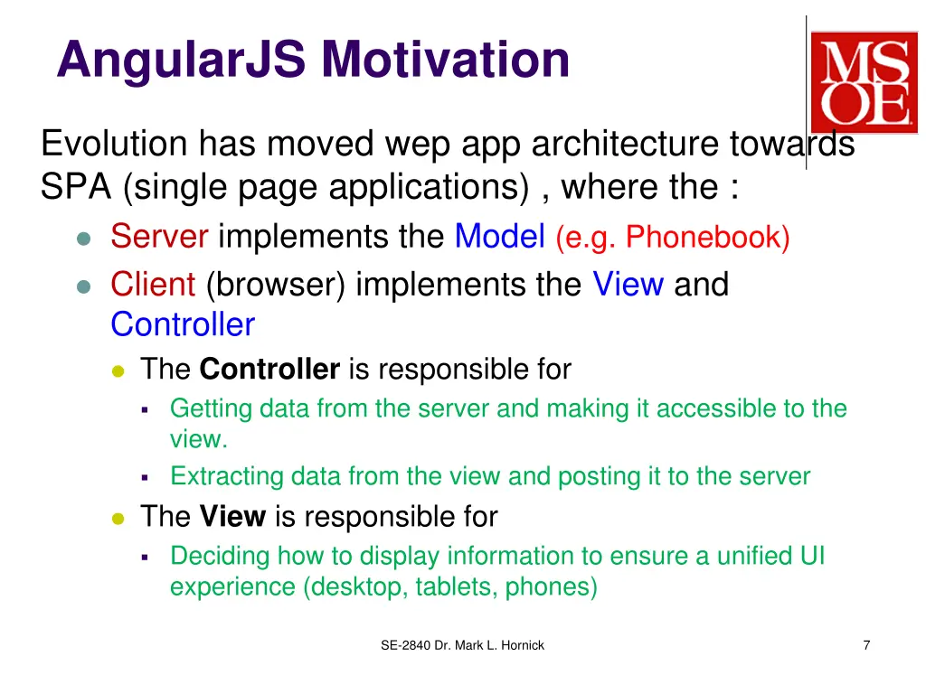 angularjs motivation