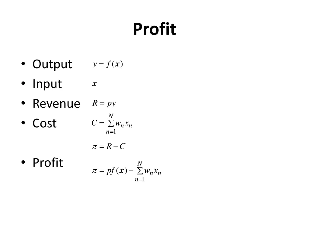 profit