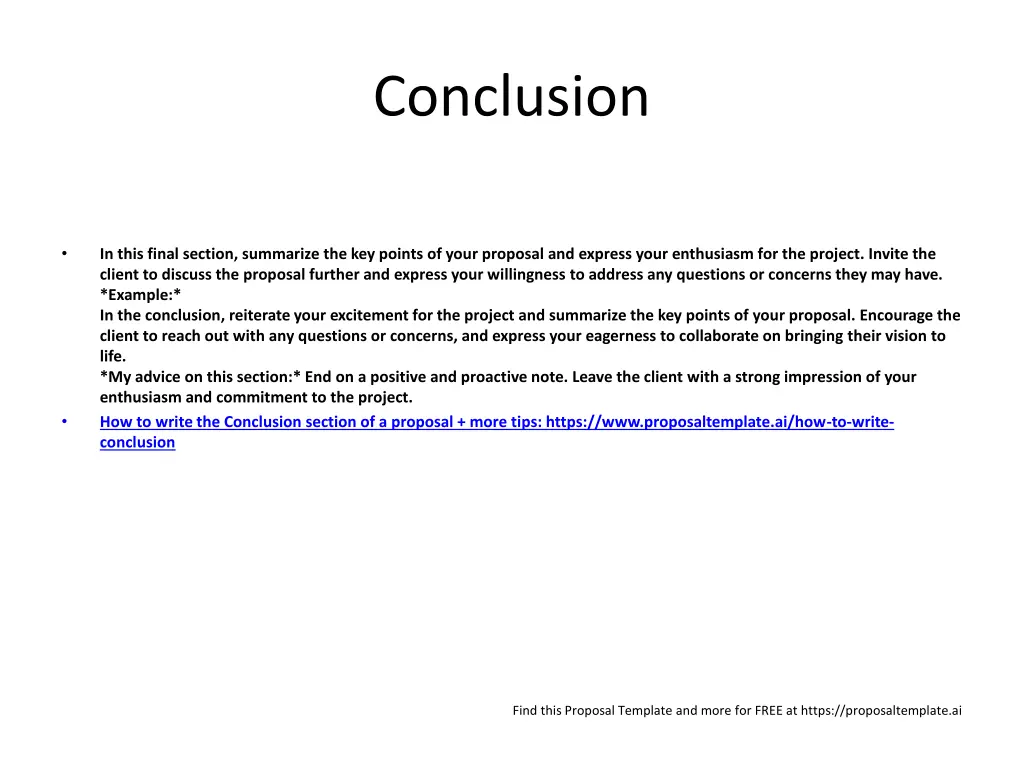 conclusion