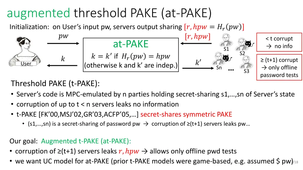 augmented threshold pake at pake initialization