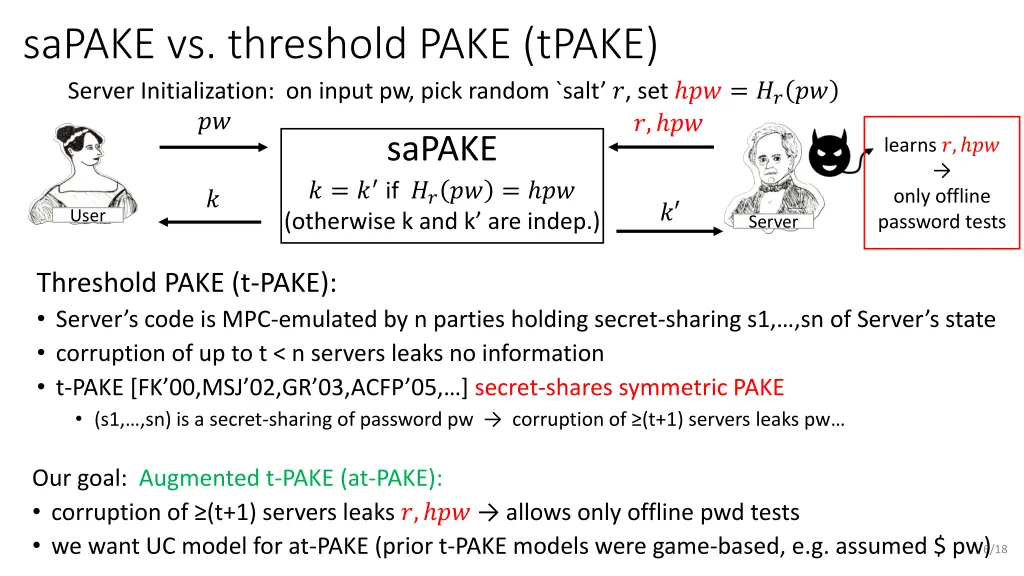 sapake vs threshold pake tpake server