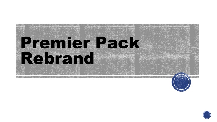 premier pack rebrand