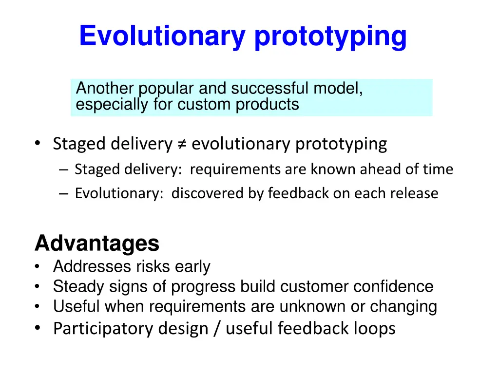 evolutionary prototyping 1