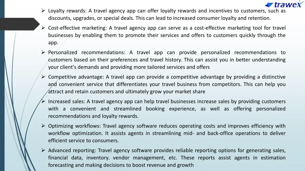 loyalty rewards a travel agency app can offer