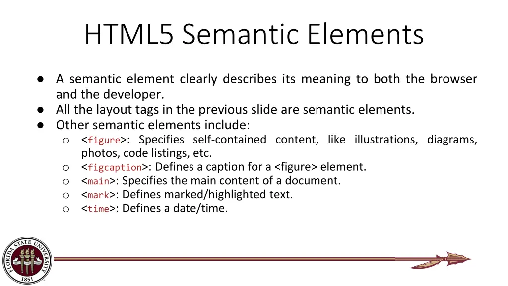 html5 semantic elements
