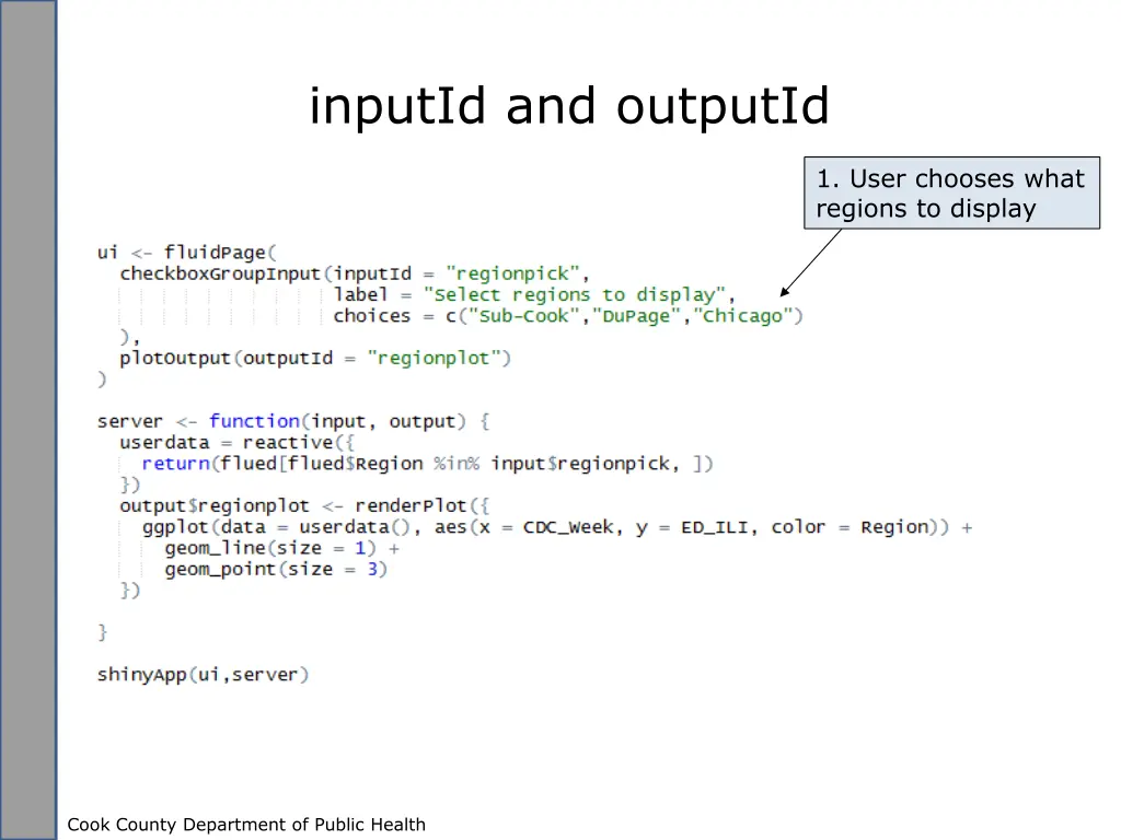 inputid and outputid 1
