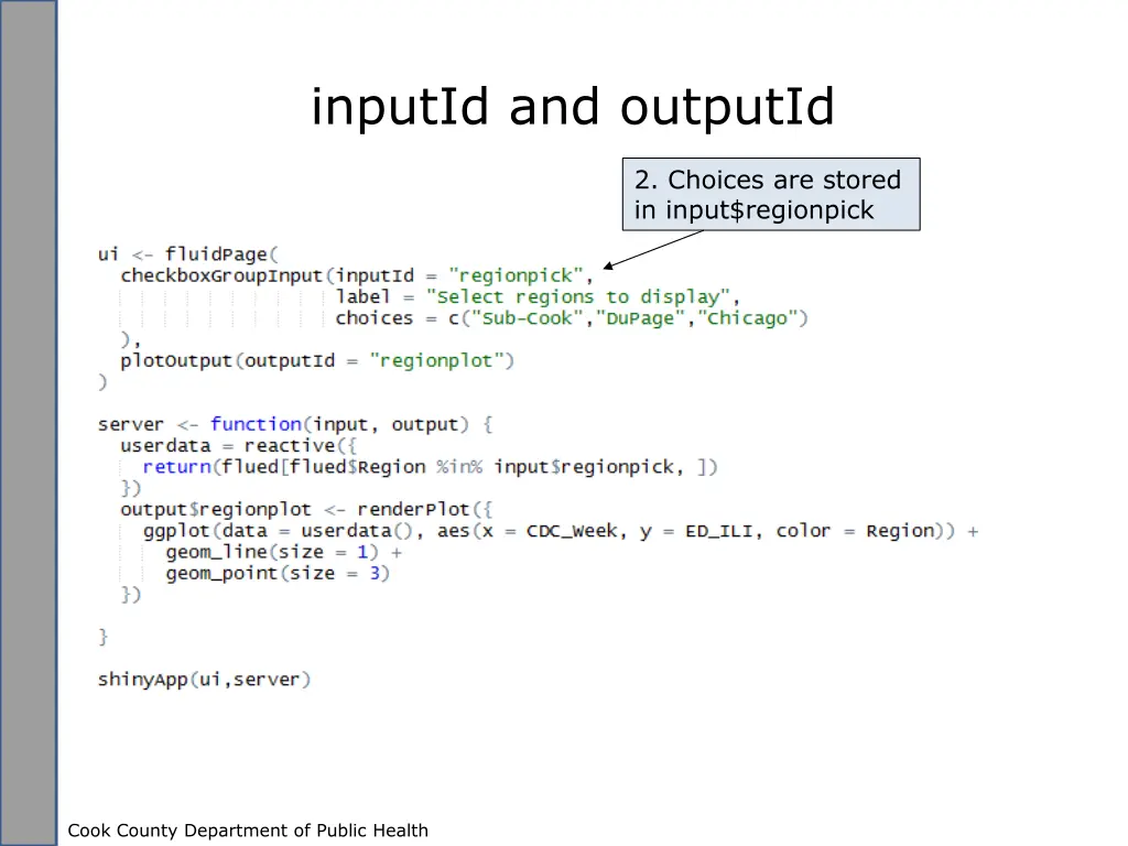 inputid and outputid 2
