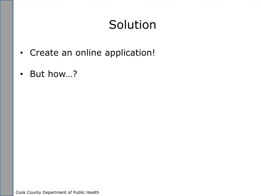solution