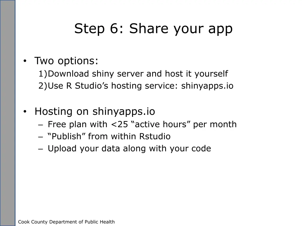 step 6 share your app