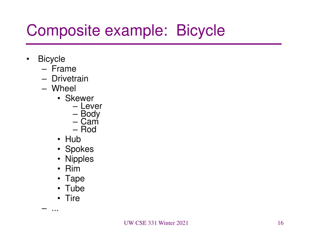 composite example bicycle