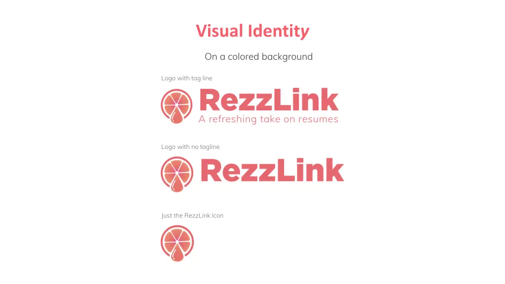 visual identit y on a colored background 1
