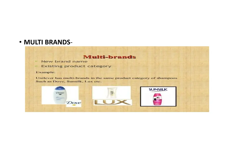 multi brands