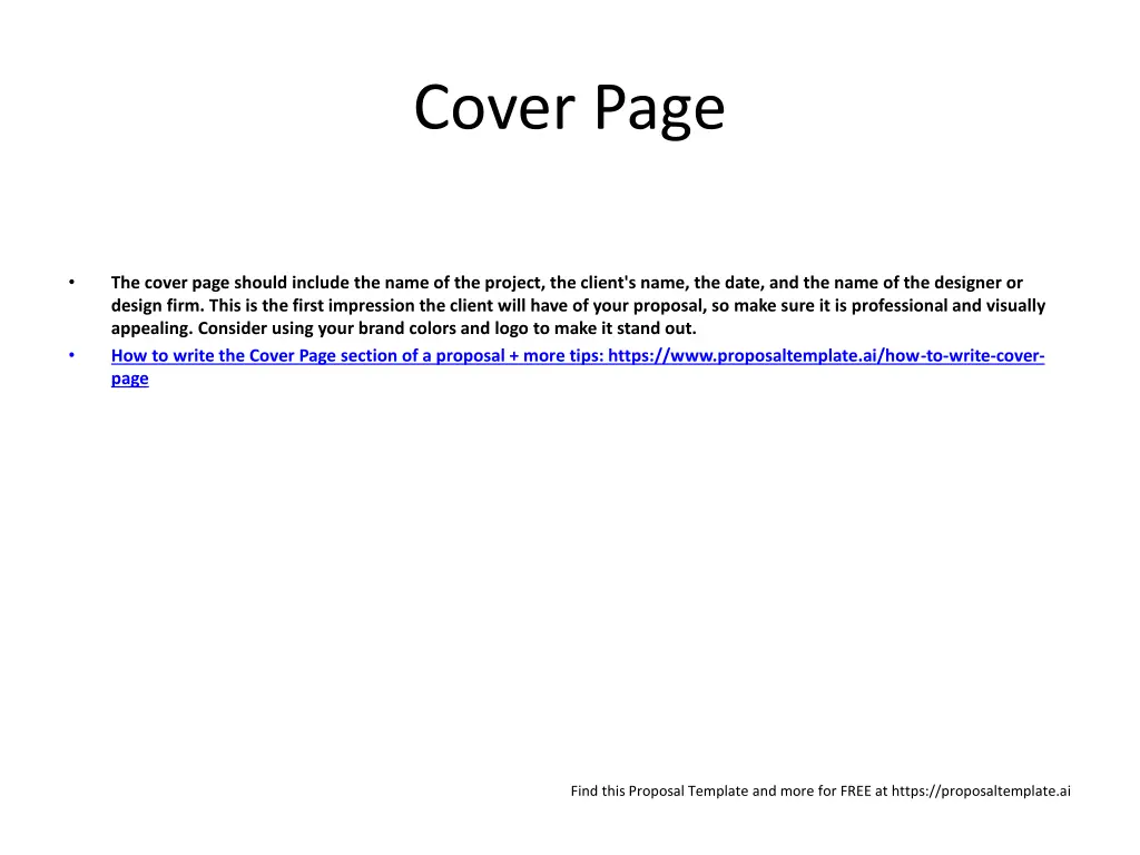 cover page