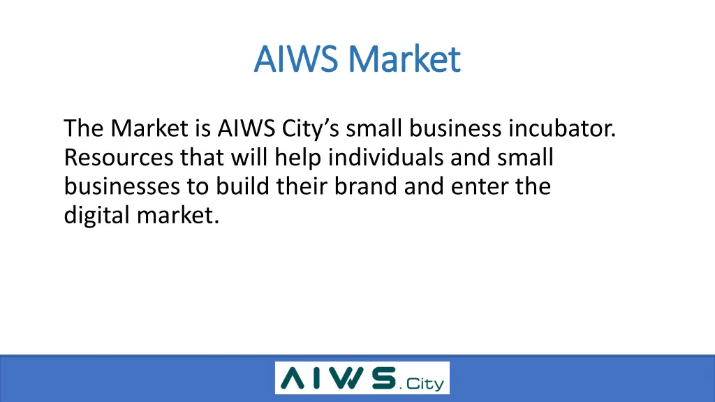 aiws market aiws market