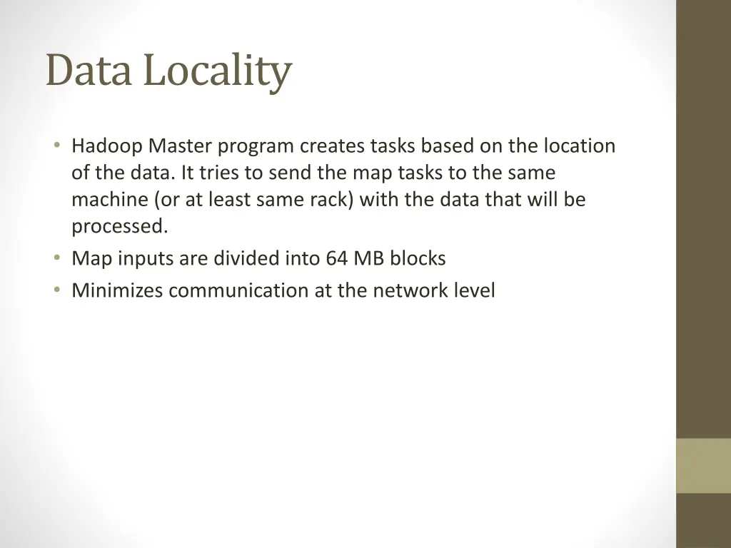 data locality
