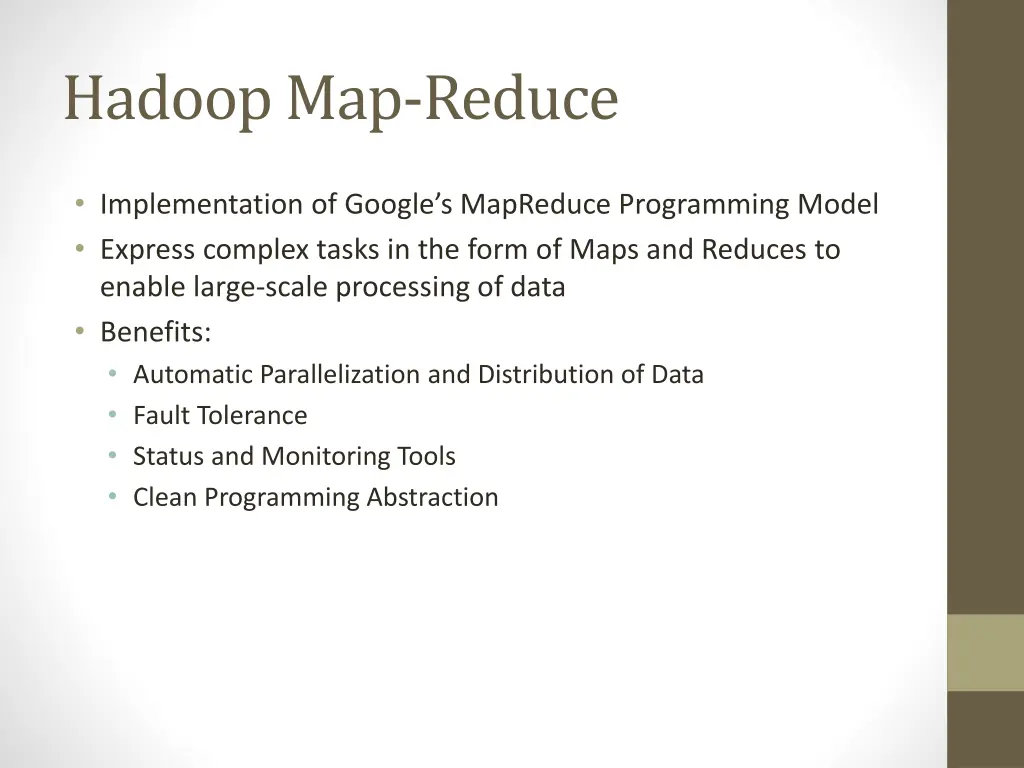hadoop map reduce