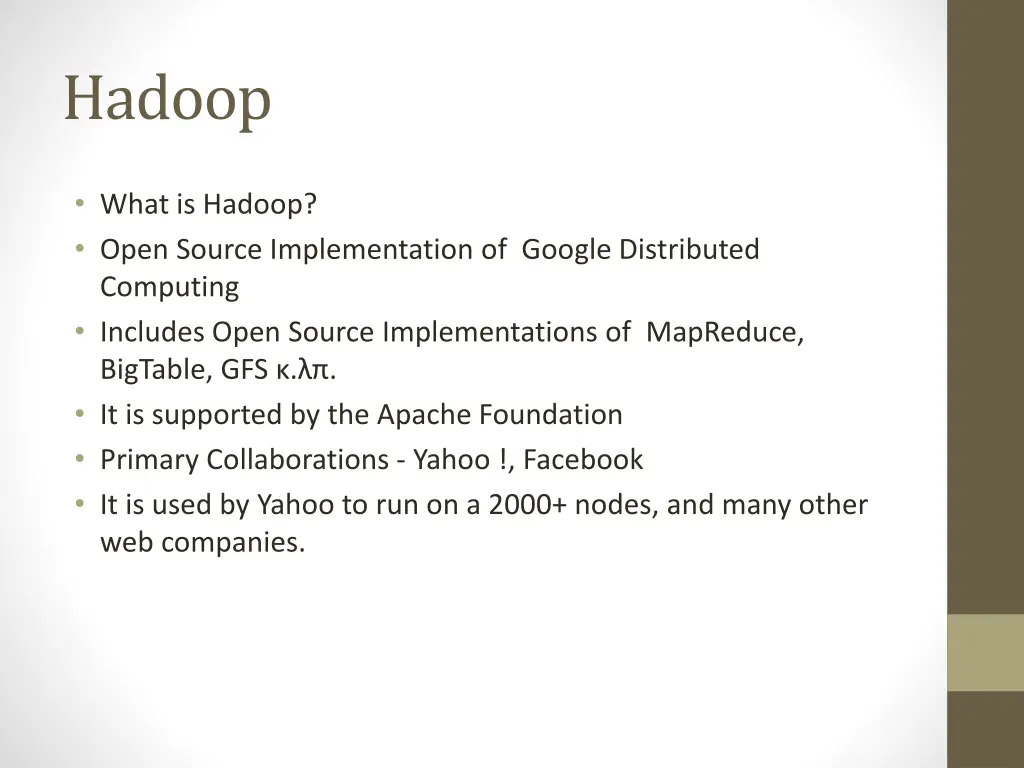 hadoop