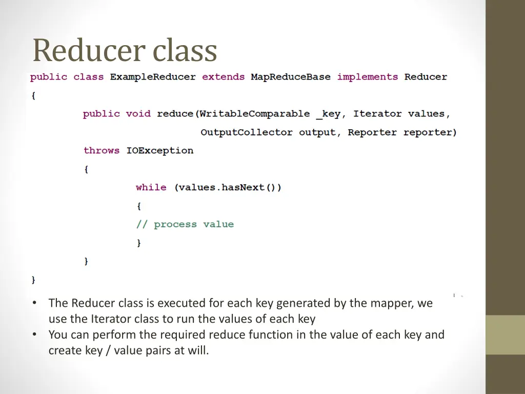 reducer class