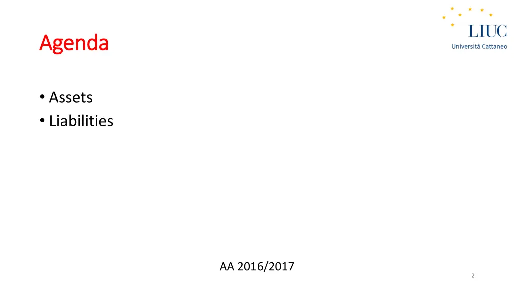 agenda agenda