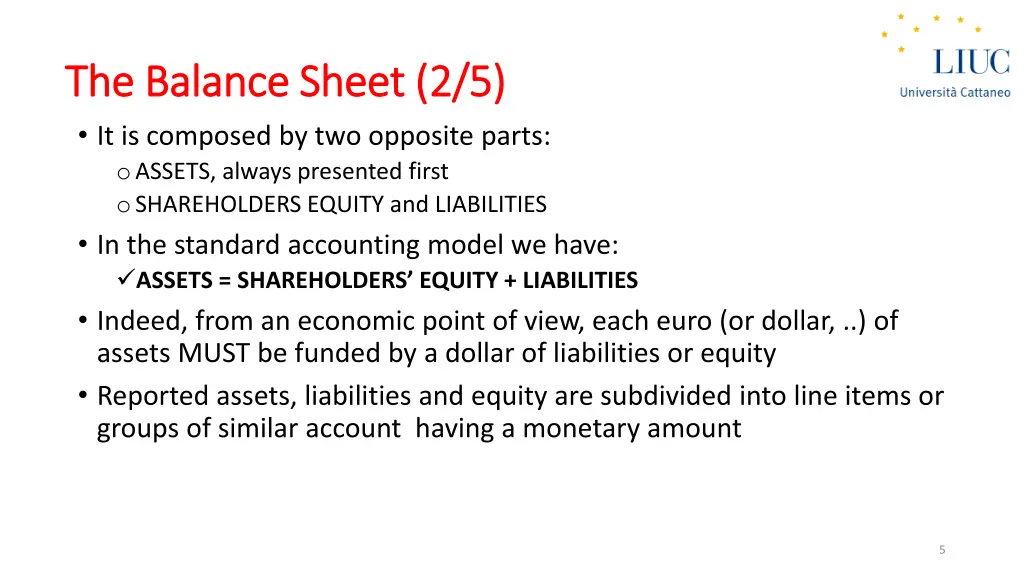 the balance the balance sheet 1