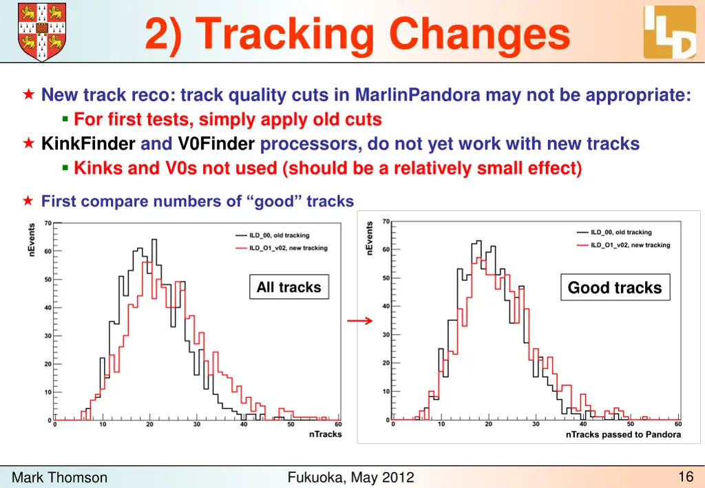 2 tracking changes