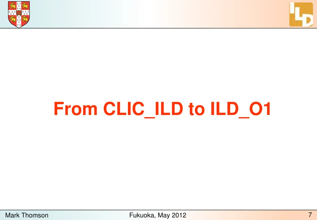 from clic ild to ild o1