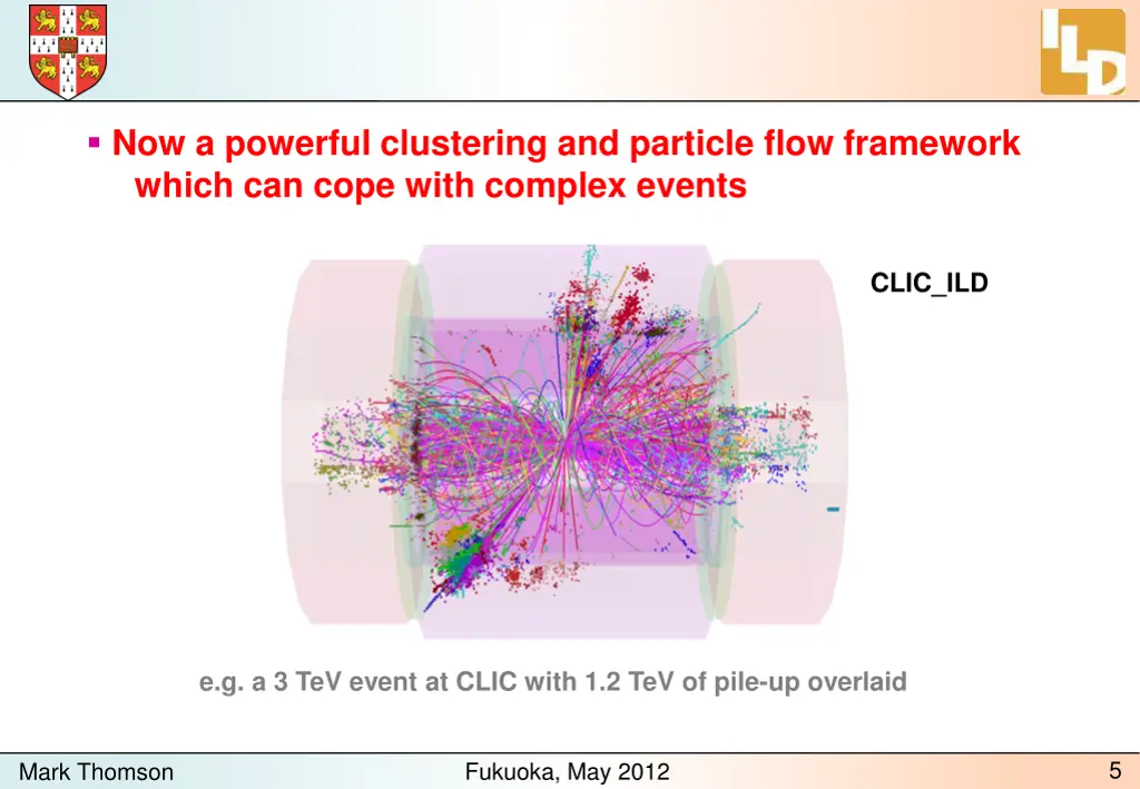 now a powerful clustering and particle flow