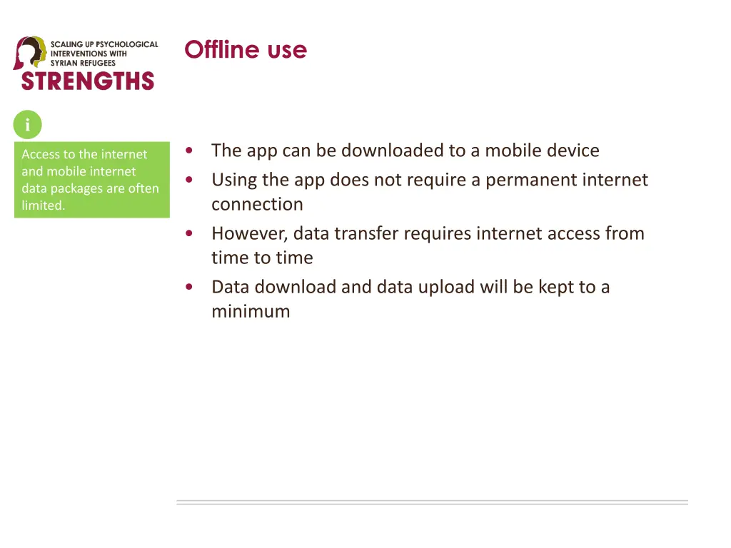 offline use