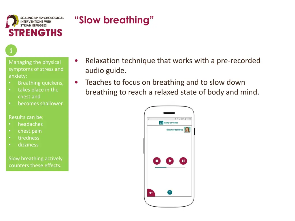 slow breathing