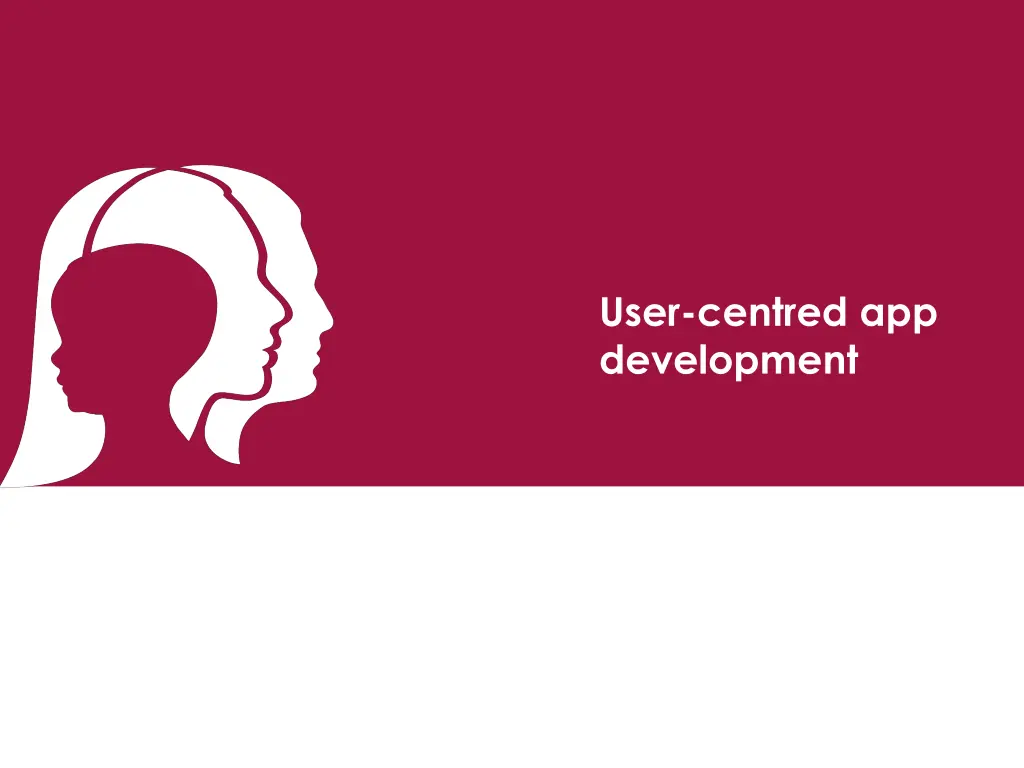 user centred app development