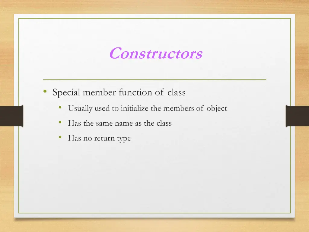 constructors