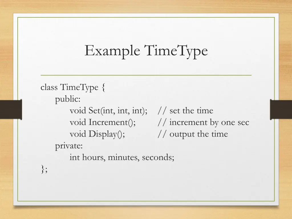 example timetype