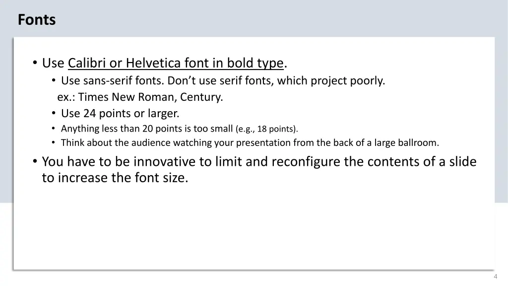 fonts