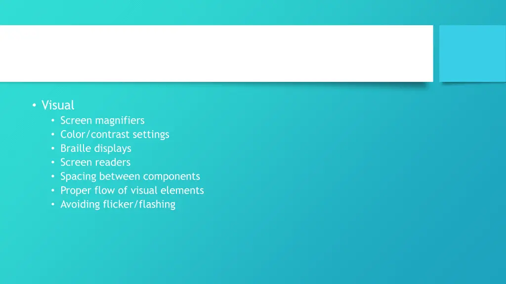 assistive technologies techniques