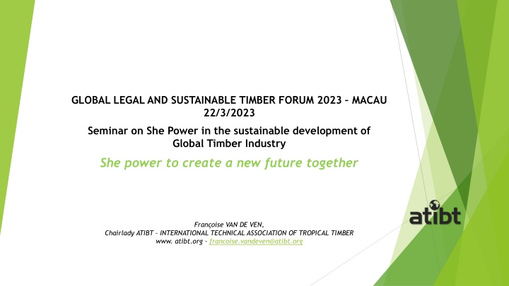 global legal and sustainable timber forum 2023