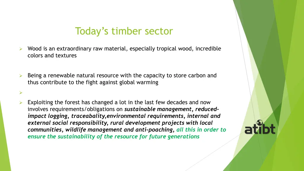 today s timber sector