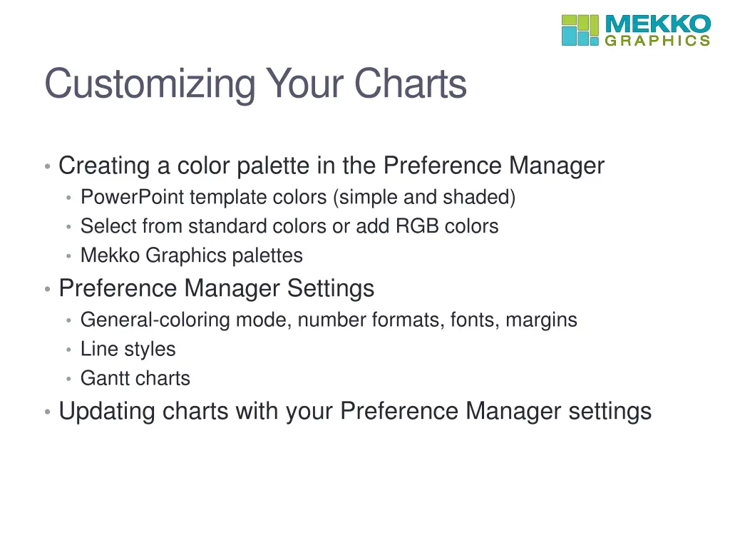 customizing your charts