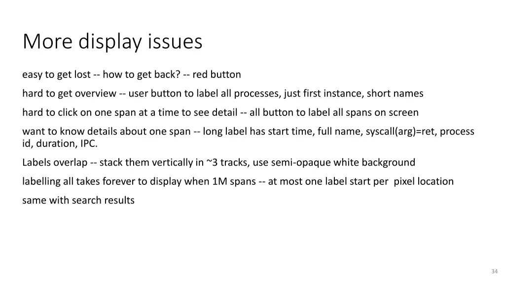 more display issues