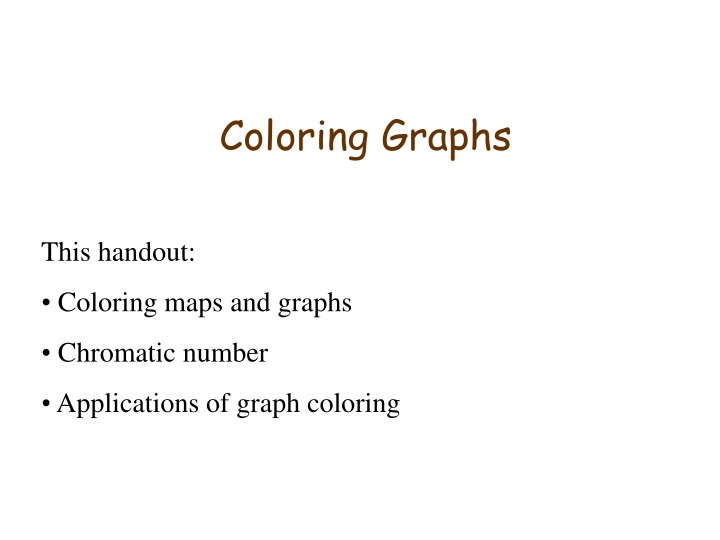 coloring graphs