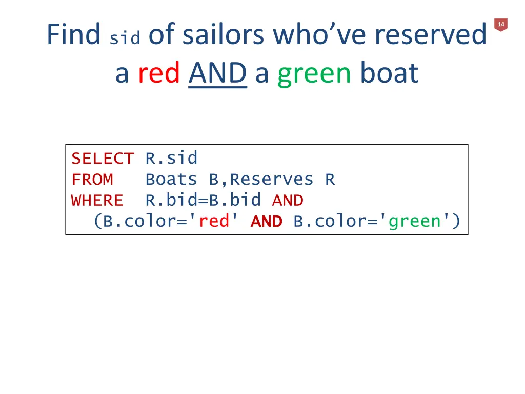 find sid of sailors who ve reserved 1