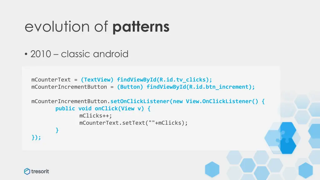 evolution of patterns 1