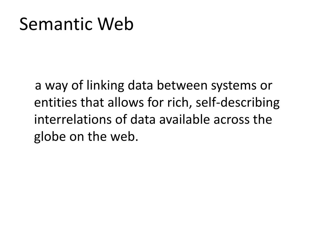 semantic web