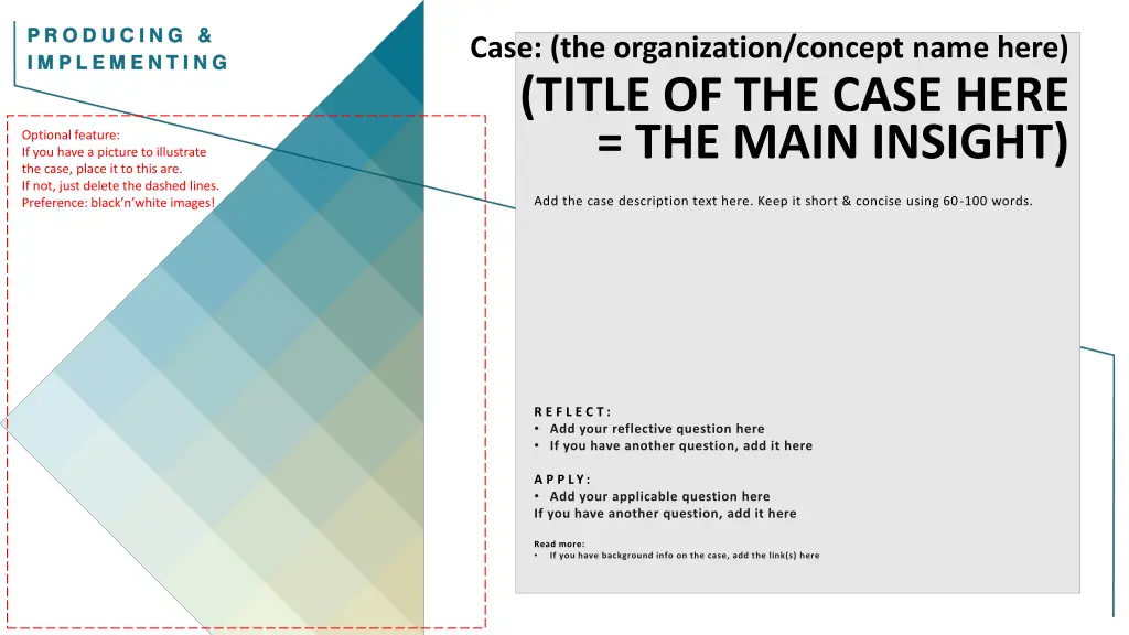 case the organization concept name here title 6