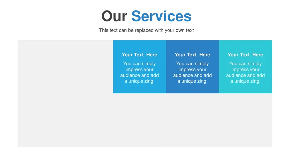 our services