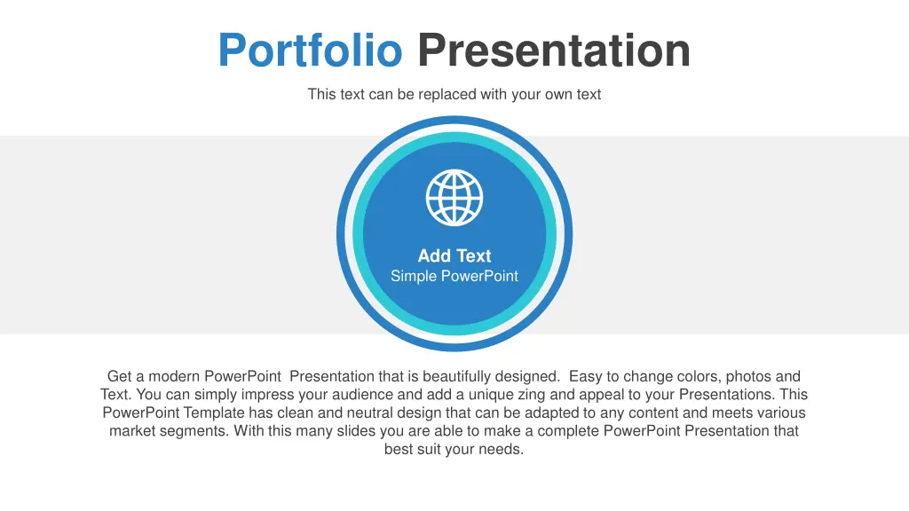 portfolio presentation